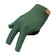 thumbnail image 1 of Guante de billar de 3 dedos, portátil, antideslizante, ligero y apto para billar. Verde oscuro, 1 of 8