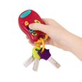 thumbnail image 2 of Juego de llaves Toy Keys Battat con 3 llaves y control remoto con 4 sonidos a partir de 10 meses, 2 of 9