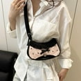 thumbnail image 3 of ZOUBAOQ New Cute Checkered Handheld Underarm Bag Cowboy Sweet WomenS Simple And Fresh Y2k Fashion, 3 of 8