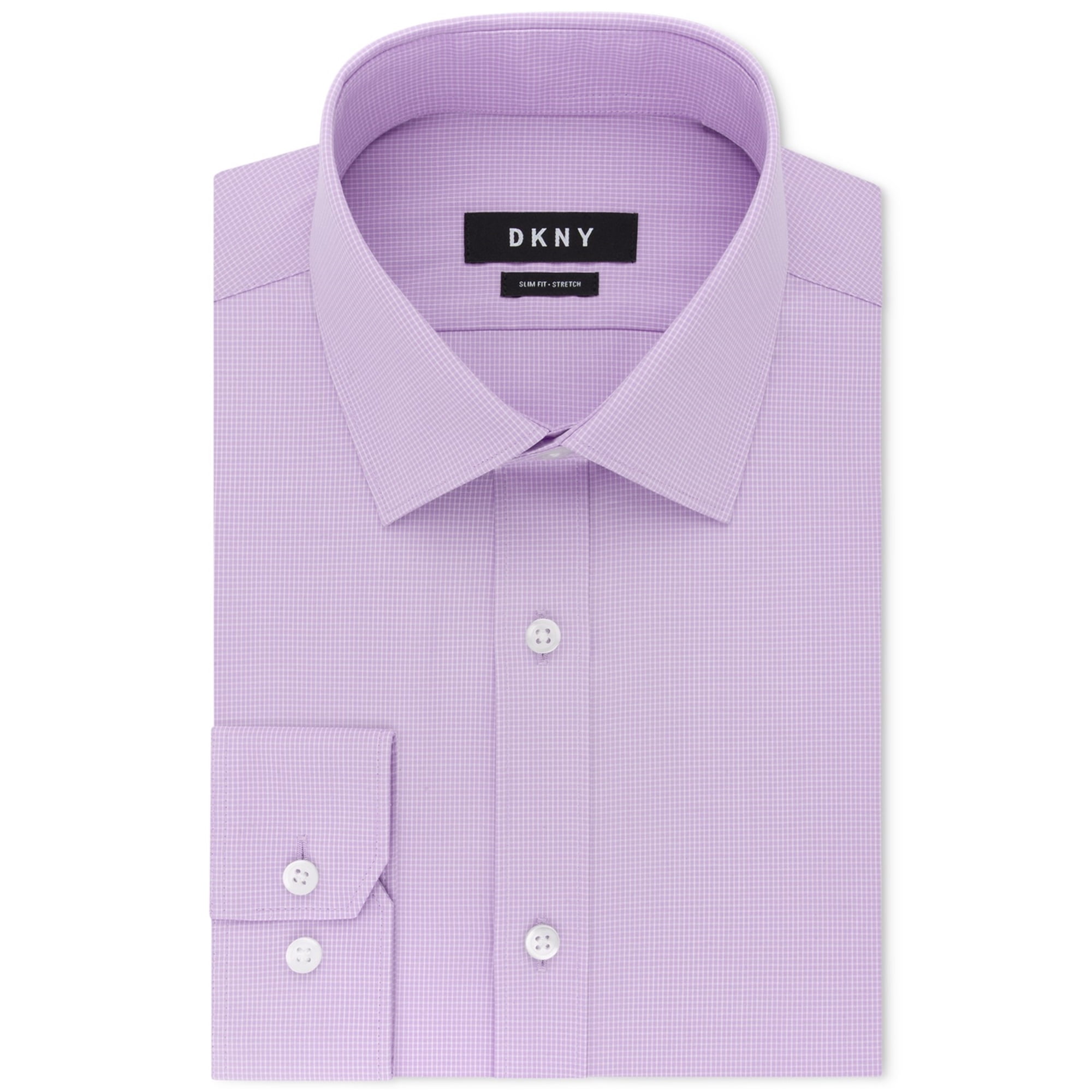 DKNY Dkny Mens Slim Fit Button Up Dress Shirt