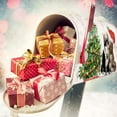 thumbnail image 4 of maskred Festive Atmosphere Vibrant Deer Patterned Sleeve For Mailbox Bright And Warm YTYH2309055 1Set, 4 of 6