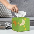 thumbnail image 6 of Sikiie Funny Chicken Leather Tissue Box Cover Square, tissue box holder, Tissue Box with Bottom Belt-5.2”x5.2”x5.2”, 6 of 7