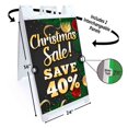thumbnail image 2 of Christmas Special (24" X 36") Deluxe A-Frame Signicade, Includes 2 Removable Panels & Stand, 2 of 4