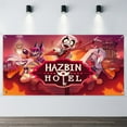 thumbnail image 2 of Hotel Hazbin Fondo Temático Pancarta Suministros de Decoración para Fiesta de Cumpleaños, Decoración de Fondo de Fiesta Personalizado,150x90cm, 2 of 6