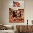 thumbnail image 2 of American Flag Canvas Wall Art - 4th of July Patriotic Canvas Print, Vintage Landscape Artwork Rustic Oil Paintings for Living Room Bedroom Study Home Office Decor, Gifts for man, 2 of 7