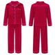 thumbnail image 1 of Conjunto de pijama informal de terciopelo suave para niños, Top de manga larga con pantalones, ropa de dormir para fiesta de Navidad, ropa de estar por casa, 1 of 4