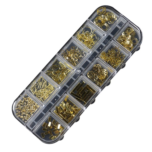 Colgante de oso de flor de mariposa acrílica para decoración de uñas, diseño de uñas con múltiples formas de perla y diamantes de imitación de metal dorado, apliques colgantes para decoración de