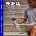 Propel Powder Packets with Electrolytes, Vitamins and No Sugar, Black