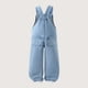 thumbnail image 5 of Mono de mezclilla para niñas con lazos, mono holgado con pechera para niños, mono informal de moda con pantalones vaqueros para niñas, pantalones de poliéster, 5 of 8