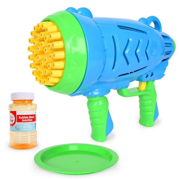 Play Day Bubble Barrage, Includes 4 fl oz Solution & Drip Tray, Children Ages 3