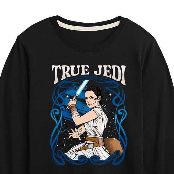 Star Wars - Rey Art Nouveau - Youth Boys Long Sleeve Graphic T-Shirt