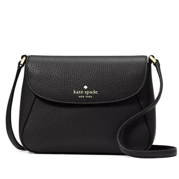Kate Spade New York Women's Monica Small Flap Leather Crossbody Bag (Black)