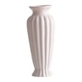 thumbnail image 2 of Modern White Ceramic Vase for Home Decor – 7.6–10 Inch Matte Cylindrical Flower Vase for Living Room, Table Centerpiece, Pampas Grass & Dried Flowers, 2 of 9
