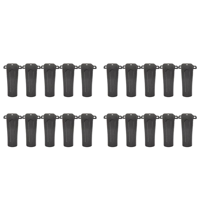 20pzs Clip de Cinturon para H777 Caliente Modelo Radio -666S -777S -888S 666S 777S 888S Accesorios para Walkie Talkie Abrazaderas Negro