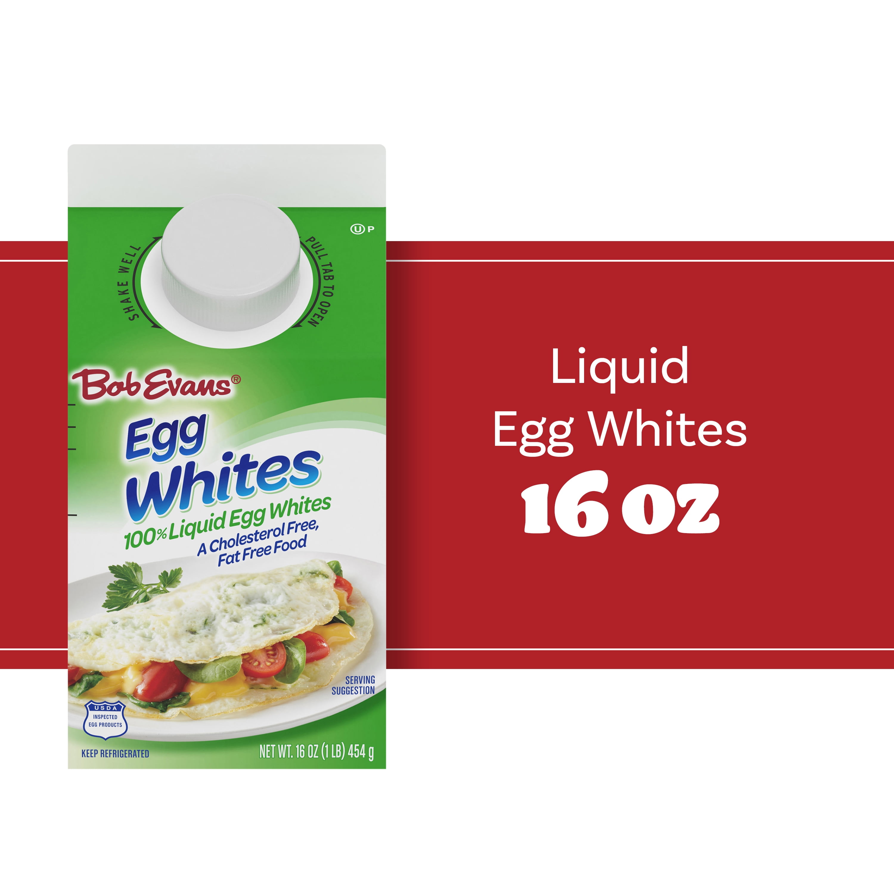 Bob Evans 100% Liquid Egg Whites, 16 oz