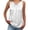 White, variant on Duoif Womens Tank Tops, Satin Mock Neck Blouse, Pleated Sleeveless Work Shirts for Women Beige L