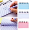 thumbnail image 2 of Twin-Wire Binding Notepads 50 Sheets Lined Pocket Notepads Wirebound Writing Pad Small Notebook for Writing 4.9x2.9Inch, 2 of 8