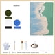 thumbnail image 1 of Kit de pintura por números para adultos principiantes | Set de pintura acrílica al óleo con escena de playa, pinceles y guantes | Decoración de pared fácil para el hogar, regalo creativo para aliviar, 1 of 5