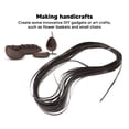 thumbnail image 5 of Plastic Woven Rattan Repair Material,Plastic Rattan Wicker,Wicker Repair Kit Plastic Patio Chair Table Sofa Synthetic Rattan Material for Outdoor Garden Patio Furniture[dark brown], 5 of 5
