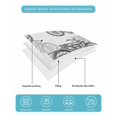 thumbnail image 4 of Quilts Queen Size Bedding Set, Black White Motorcycles Reversible Summer Quilt 3 Pieces, Modern Hand-Painted Vehicles Lightweight Bedspreads Coverlets with 2 Pillow Shams for All Seasons, 4 of 5