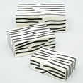 thumbnail image 5 of Expobazaar Handcrafted Decorative Boxes, Set of 3, Line Pattern, Black and White, 5 of 10