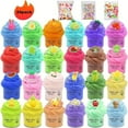 thumbnail image 1 of MesaSe Fruit Butter Slime Kits for Kids  with Watermelon  Lemon  Peachybbies  Strawberry  Avocado and Cherry Charm Cute Stuff for Girls Fragrant DIY Slime  Stress Relief Toys for Girls an, 1 of 5