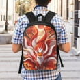 thumbnail image 5 of School Backpack for Women/Men - Red Sun Flame Fox Lightweight Travel Bag School Backpack Laptop Bag with Laptop Compartment, 5 of 5