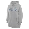 thumbnail image 2 of Women's G-III 4Her by Carl Banks  Gray Seattle Mariners Dot Print Pullover Hoodie, 2 of 3