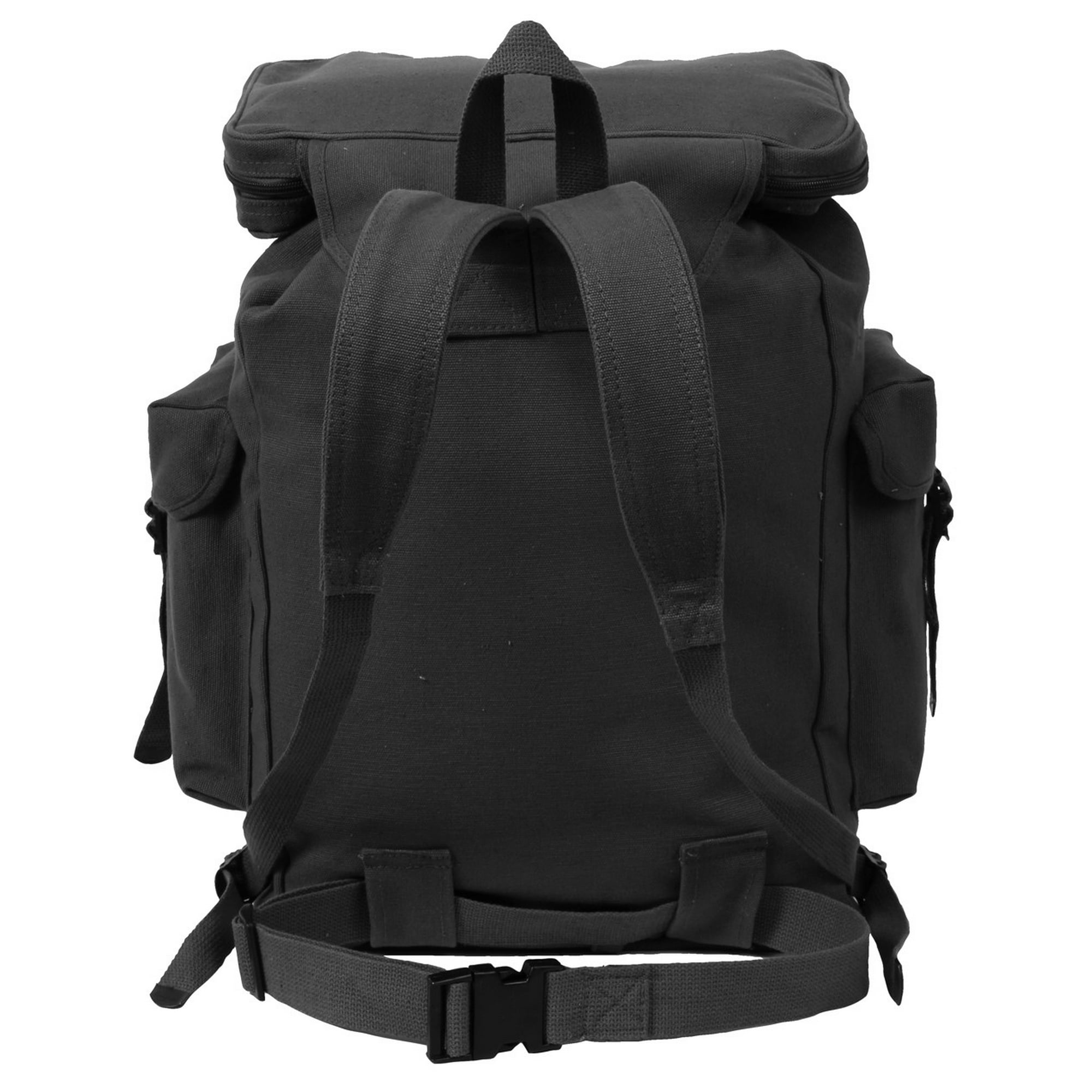 Rothco Canvas European Style Rucksack Black Walmart
