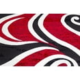 Mckenzie Red/Black/White Area Rug 5' x 7'