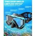 thumbnail image 2 of Set de Snorkel Greatever Pano Máscara para Adultos con 3 Ventanas Antivaho, 2 of 7