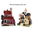 thumbnail image 1 of Cute Mini Resin House Miniature House Fairy Garden Landscape Home Garden Decoration Resin Crafts 4 S, 1 of 5
