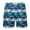 Blue White, variant on Men's Swim Trunks Mesh Lining Beach Board Shorts Swimwear Quick Dry with Pockets Blue L