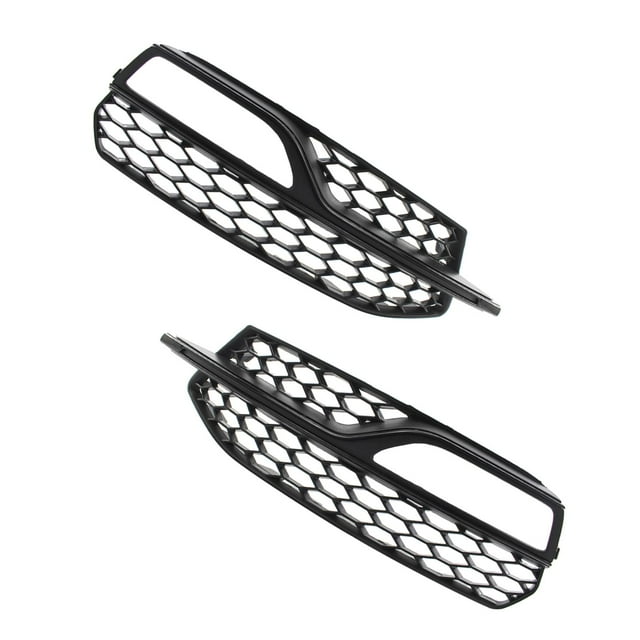 Paquete de 2 rejillas de lámpara antiniebla negro Yotijar para A3 S3 13-17 Parrillas de luz de niebla