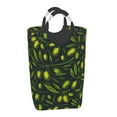 thumbnail image 2 of Bingfone Green Branch Olive Laundry Hamper,Large Canvas Fabric Lightweight Storage Basket Toy Organizer Dirty Clothes Collapsible, 2 of 6