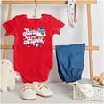 thumbnail image 3 of Tootsie Owl USA Stars and Stripes Romper Boys or Girls Infant Baby Brisco Brands 24M, 3 of 7