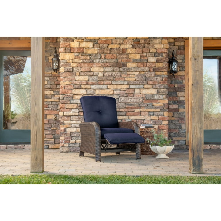 Skypatio Wicker Recliner, Outdoor Recliner Chair