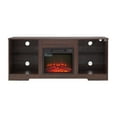 thumbnail image 5 of Fireplace TV  Stand for TV up to 60 Inches, Entertainment Center with Fireplace, 3D Fireplace Tv Stand with LED Lights, Modern Television Table Center with USB Charging Outlet, Espresso, 5 of 9
