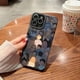 thumbnail image 1 of Fundas de teléfono de dibujos animados de gato y conejo negro para Iphone 14Pro 12ProMax 11 12 13 14 Pro Max 13ProMax 12Pro, Funda de cuero suave Fivean unisex, 1 of 2