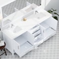thumbnail image 4 of Spacious and Durable - 84 - inch White Double Bath Vanity for Ample Storage and Long - lasting Use, 4 of 7