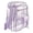 Violet, variant on Threns Clear Backpack PVC Clear Bookbag with Widened Straps Multi Pockets Lightweight See Through Backpack for School Travel