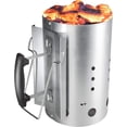 thumbnail image 1 of Démarreur de Cheminée à Charbon Efficace, Poignée Résistante à la Chaleur Offre Protection, Acier Zincé pour Performance Sans Rouille, Multifonctionnel pour Barbecue, Camping et Fours à Pizza, 1 of 5
