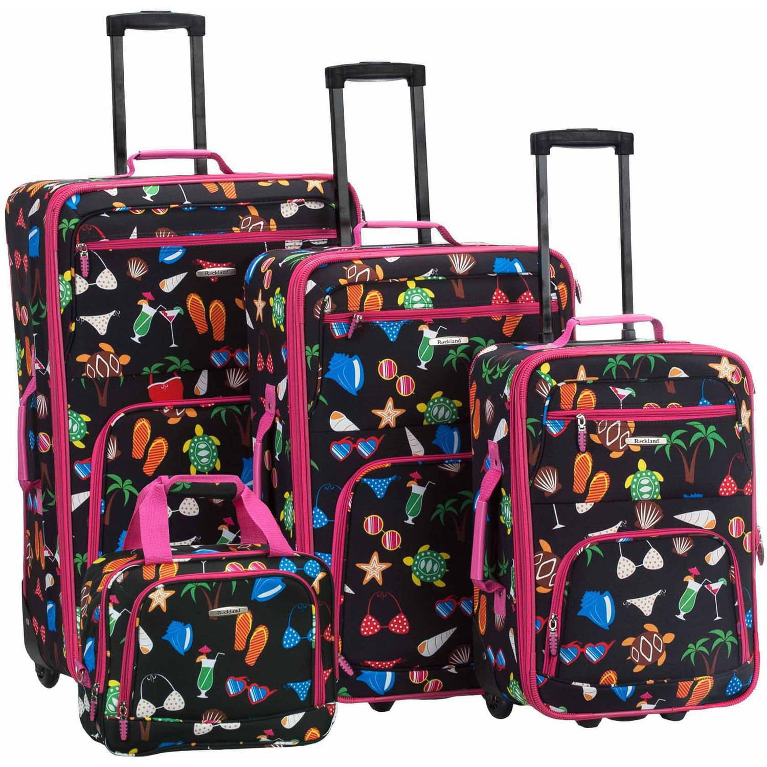 Rockland Luggage 4 Piece Escape Softside Luggage Set - Walmart.com