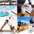 thumbnail image 7 of SKYSONIC Frogs Tumbler Stainless Steel Double Wall Vacuum Reusable Insulated Mug with Straw and Built-in Coaste for Cold and Hot Beverages, 12oz, 7 of 7