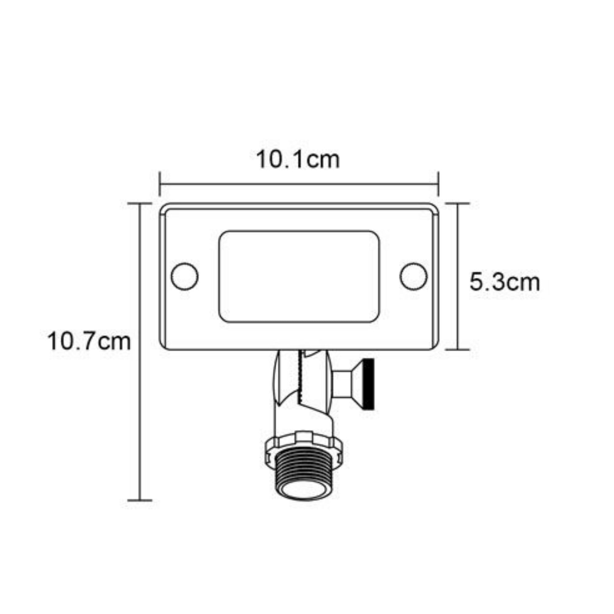 LNC 3.5W LED Flood Light, Bronze Finish, Waterproof for Driveway and Outdoor Security