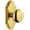 Lifetime Brass, variant on Grandeur Arcfav_Sd_Na Arc Solid Brass Single Dummy Door Knob - Brass