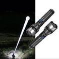 thumbnail image 1 of Linterna LED superbrillante con enfoque telescópico | Linterna portátil recargable de largo alcance para acampar al aire libre, senderismo y emergencias., 1 of 6