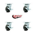 thumbnail image 2 of Greenlee Caster Set – MA6065 GMX Cart –4 Swivel with Brakes - Set of 4 - SCC, 2 of 2