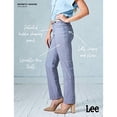 thumbnail image 4 of Lee Women's Secretly Shapes Regular Fit Straight Leg Pant, Espresso, 4, 4 of 5