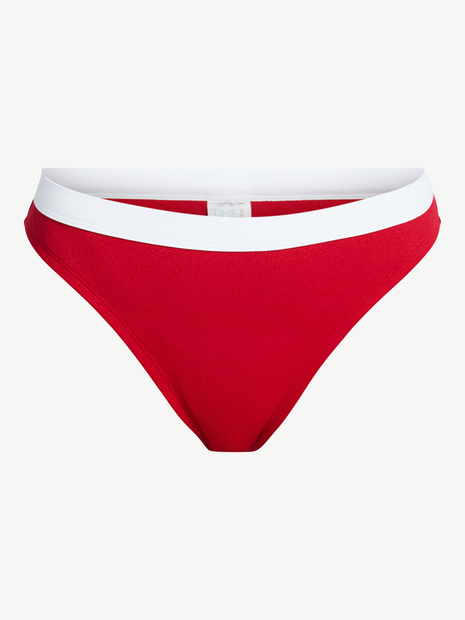 Time and Tru Women's and Women's Plus Size Contrast Banded Bikini Bottoms, Sizes XS-3X